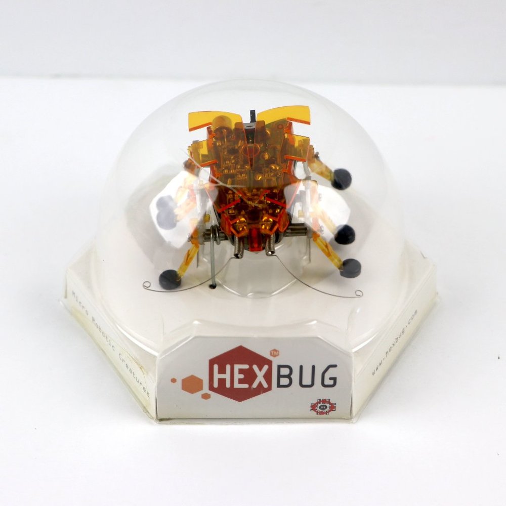 HEX Bug Alpha 2007 Orange Micro Robotic Creatures Sealed in Package